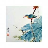 艺术家张清永日记:《荷》,世上本无暑,心静自然凉。张清永【图0】