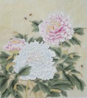 艺术家韩梅日记:梅仿古工笔画花鸟,小品68x68,韩梅作品【图0】