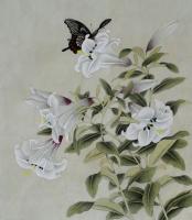 艺术家韩梅日记:梅仿古工笔画花鸟,小品68x68,韩梅作品【图1】