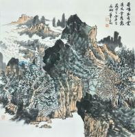 艺术家陈宏洲日记:奇峰出奇云，秀木含秀气。【图0】