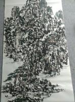 艺术家杨牧青日记:款识:欲为大画家必有大的格局,以(应)自然物象,丁酉杨牧青。【图1】