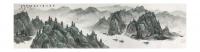 艺术家高显惠日记:高显惠经过几十年研究，探索出写意和工笔的“没骨皴”山水画法，【图3】