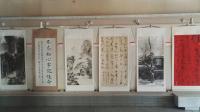 艺术家安士胜收藏:西青区迎新春书画剪纸摄影作品展已经布展完毕,静待观众检验,欢【图3】
