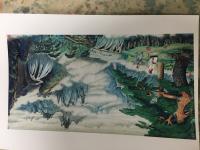 艺术家赵德锁日记:国画 “松下问童子” 大六尺 以下照片兼是缩印版本【图2】