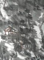 艺术家杨牧青日记:名称:大写意山水画
款识:欲让后世难以作此假画,今时必当以【图3】