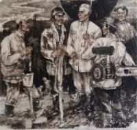 艺术家赵国毅日记:新作《刘少奇主席在伊春林区》,作者:赵国毅【图0】