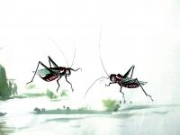 艺术家李牧日记:当夏阴涵绿,
临秋色变红。
君看药草喻,
何减太阳功。【图3】