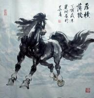 艺术家刘建国日记:近期习作,祝大家马到成功。【图2】