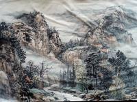 艺术家高勇利日记:《山鄉秋韻》,小八尺70*240cm,尚未裝裱。高勇利发布【图2】