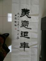 艺术家邓凌鹰收藏:笔会书画家刚才创作的部分作品(中国美协会员张国栋、中国美协会【图1】