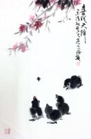 艺术家龚光万收藏:国画《喜从天降》,在这戊戌元春之际,我祝福朋友们新年祥瑞!万【图0】