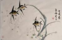 艺术家田君才日记:一组花鸟小品 四尺三开【图1】