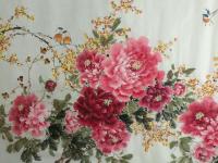 艺术家王长泉收藏:牡丹国画《春色似锦花满园》,大八尺240×120cm,王长泉【图3】