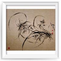 艺术家周牧天日记:国画兰花,来一波,27 幅,欢迎指正【图5】