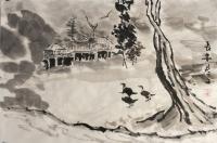 艺术家田君才日记:近日小品 四尺三开【图5】