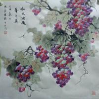 艺术家卢俊良日记:卢俊良作品:四尺斗方,秋风过后香自来【图1】