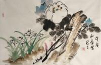 艺术家田君才日记:今天作业 四尺三开【图0】