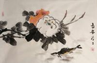 艺术家田君才日记:今天作业 四尺三开【图1】