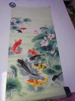 艺术家胡记领日记:四尺(138*68厘米)国画工笔欣赏,胡记领作品【图5】