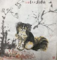 艺术家柳士才日记:整一组耋耋图、旺旺靓仔、大吉大利、日子长流水图!祝福好朋友们【图5】