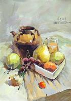 艺术家覃莽日记:覃莽的水粉画选。【图0】