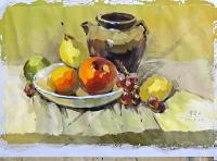 艺术家覃莽日记:覃莽的水粉画选。【图2】