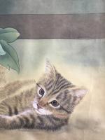 艺术家汪林日记:富贵平安完成:100x46cm,汪林【图2】