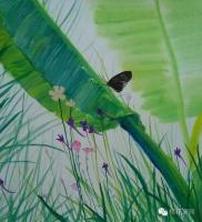 艺术家王征明生活:此画被转载做手机屏保和电脑屏保不计其数,最近突然在一社交站发【图0】