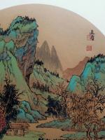 艺术家高勇利日记:《孤村龝意》,高勇利,50*50,圓光卡紙
天净沙·秋
【图3】