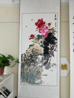 艺术家刘晓宁生活:高新书画院，与孙院长一见如故，她一直强调要踏实做事，欣赏这种【图1】