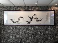 艺术家李尊荣生活:春节过了,继续练书画,孩子们都很用功!广然艺术手把手教学。【图4】