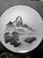 艺术家杨增超日记:奇石瓷画艺术《野渡山居》,杨增超【图0】