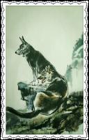 艺术家于波日记:旺旺之年兴旺发达!,于波国画作品【图1】