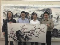 艺术家金新宇生活:与广州画松大师罗树辉等共同作画,又瞎整了一回【图5】