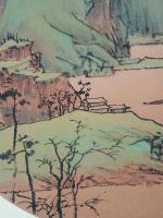 艺术家高勇利日记:《湖上泛舟》,50*50卡紙圓光,高勇利
《泛舟湖山间有感【图1】