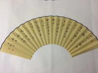 艺术家陈锡顺日记:画的折扇,罗浮山外月如弓,翠羽飞来一笑浓【图1】