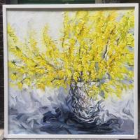 艺术家周海波日记:表达一个单一色彩并非易事.还企图做到画面和谐.丰富跳跃的美感【图0】