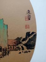 艺术家高勇利日记:《寒澗孤松》,50*50卡紙圓光,高勇利
《松》 【图2】