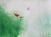 艺术家王征明日记:王征明国画新作,尺寸54x39【图0】