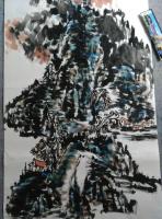 艺术家杨牧青日记:款识:颠倒图。由远景入手,逐步向近处画来,此古贤未曾起手过耶【图3】