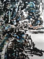 艺术家杨牧青日记:款识:颠倒图。由远景入手,逐步向近处画来,此古贤未曾起手过耶【图5】