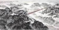 艺术家刘应雄日记:国画《矮寨大桥》
2012年，创下四个世界第一的湖南矮寨大【图2】