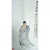 艺术家张清永日记:无量寿佛,佛即是心心即是佛,获无量寿不染一物。张清永国画作品【图0】