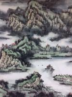 艺术家刘应雄收藏:为朋友创作的第一幅六尺《潇湘八景全景图》,烟波浩渺,如临仙境【图2】