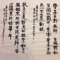 艺术家陈国祥日记:我的鲁迅诗选书法作品、共48首选其八!陈国祥书法作品【图3】