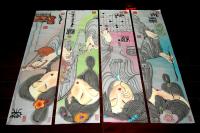 艺术家潘宁秋日记:日式风格《茶·棋·绣·画》
三尺对开100cmX25cm【图2】