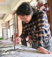 艺术家叶仲桥日记:闭门写画,认真准备月底的京粤书画展!【图0】