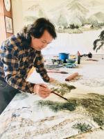 艺术家叶仲桥日记:闭门写画,认真准备月底的京粤书画展!【图5】