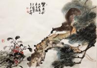 艺术家赵永利收藏:春天到了，我想去看看。
国画花鸟类《春光》《时在戊戍初春》【图0】