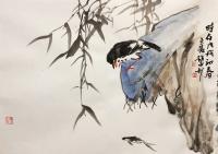 艺术家赵永利收藏:春天到了，我想去看看。
国画花鸟类《春光》《时在戊戍初春》【图2】